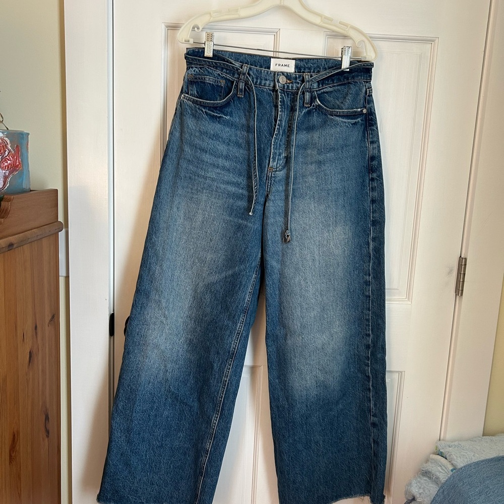 Frame Wide Leg Jeans